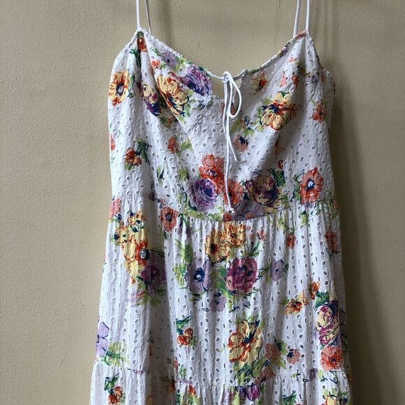 Wayf Timber Tiered Buster Midi Dress - Picture 4 of 8